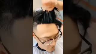 Human hairline for men, thicken Men hair bang!!!