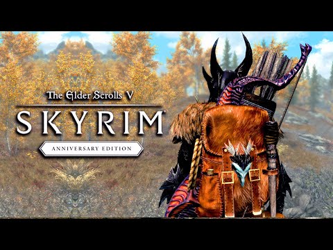 Видео: Skyrim AE - Легенда, Выживание и Лучник! 41 Опасный Рифт.