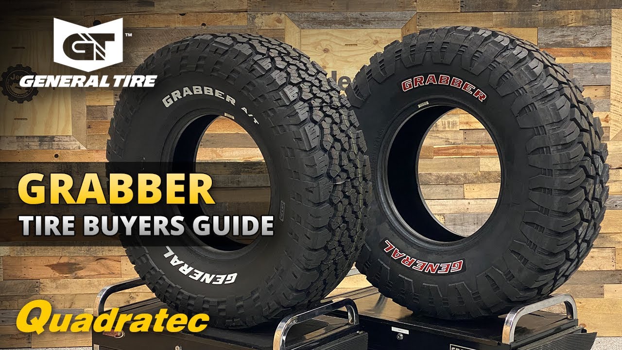 General Tires Grabber A/Tx & Grabber X3 Buyers Guide for Jeep Wrangler &  Gladiator - YouTube