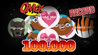 Agar.io - 100K MASS! [short video]