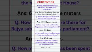 Current Affairs Gk General Knowledge Questions And Answers  New Parliament Housegkshortsfeed