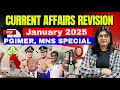 MOST IMPORTANT CURRENT AFFAIRS | JANUARY 2025 | REVISION SERIES