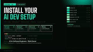L2—Setup Your AI Dev Environment | VS Code, Antigravity, Miniconda & Ollama Installation