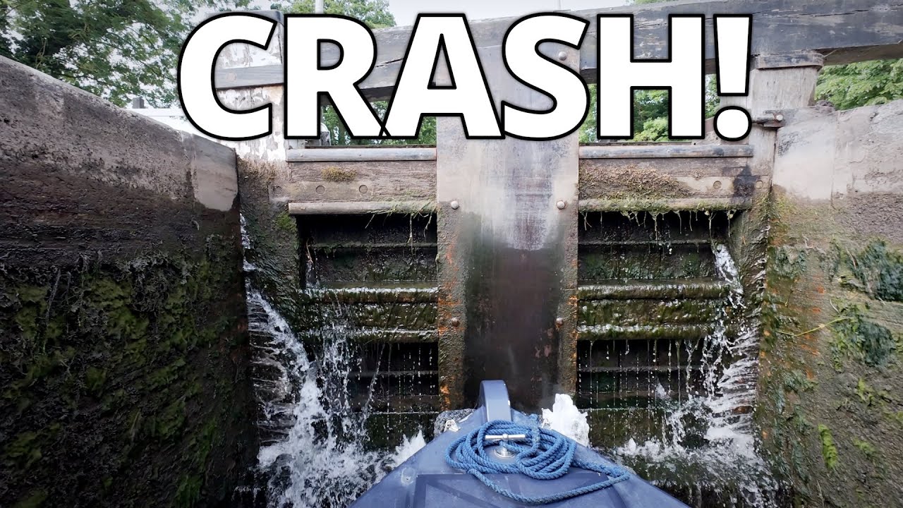 379B. I thumped my canal boat into a lock cill while people watched. Oops.