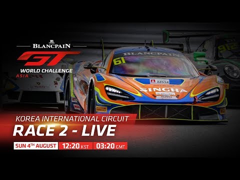 RACE 2 - YEONGAM KOREA -BLANCPAIN GT WORLD CHALLENGE ASIA