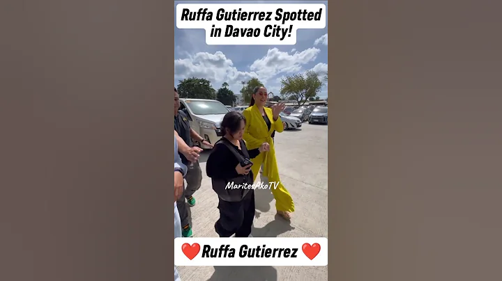 OMG! RUFFA GUTIERREZ SPOTTED IN DAVAO CITY!❤️ #ruffagutierrez #shorts @MaritesAkoTV