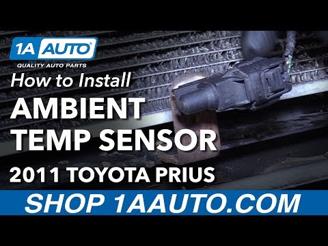 How to Install Ambient Temperature Sensor 10-15 Toyota Prius