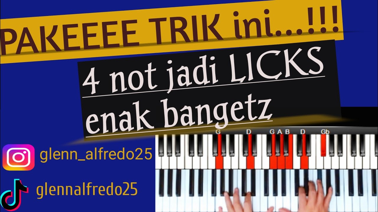 4 not ini,bisa jadi licks enak banget #belajarpiano #pianolessons #tutorialpiano #