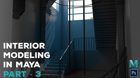 Autodesk Maya | Interior Design Modeling ,Texturing and Lighting PART - 3 II Beginners.