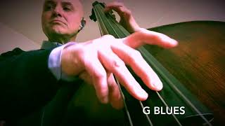 Video thumbnail of "G BLUES BASS LINE PLAY ALONG BACKING TRACK"