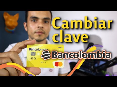 Cómo Cambiar CLAVE BANCOLOMBIA en un cajero electrónico.
