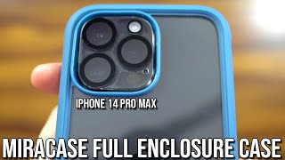 Miracase Glass Full Enclosure Case for iPhone 14 Pro Max