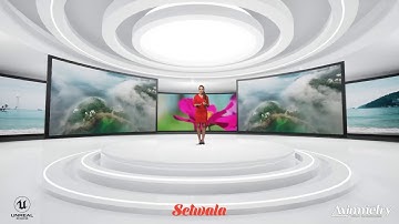 UNREAL ENGINE CORPORATE Virtual Production Set Download, Integrated with AXIMMETRY