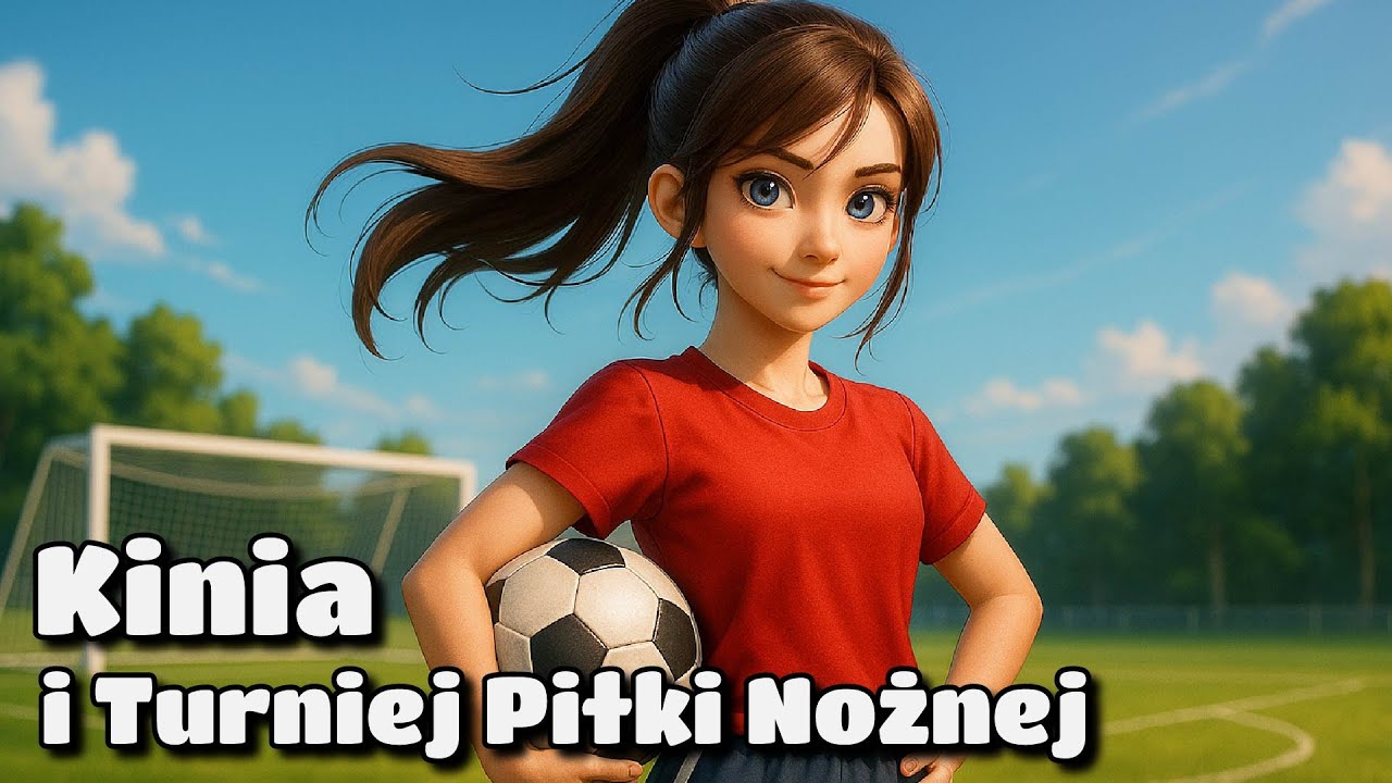 ⚽ Kinia i Turniej Piłki Nożnej - Audiobook - Bajkolandia ⚽