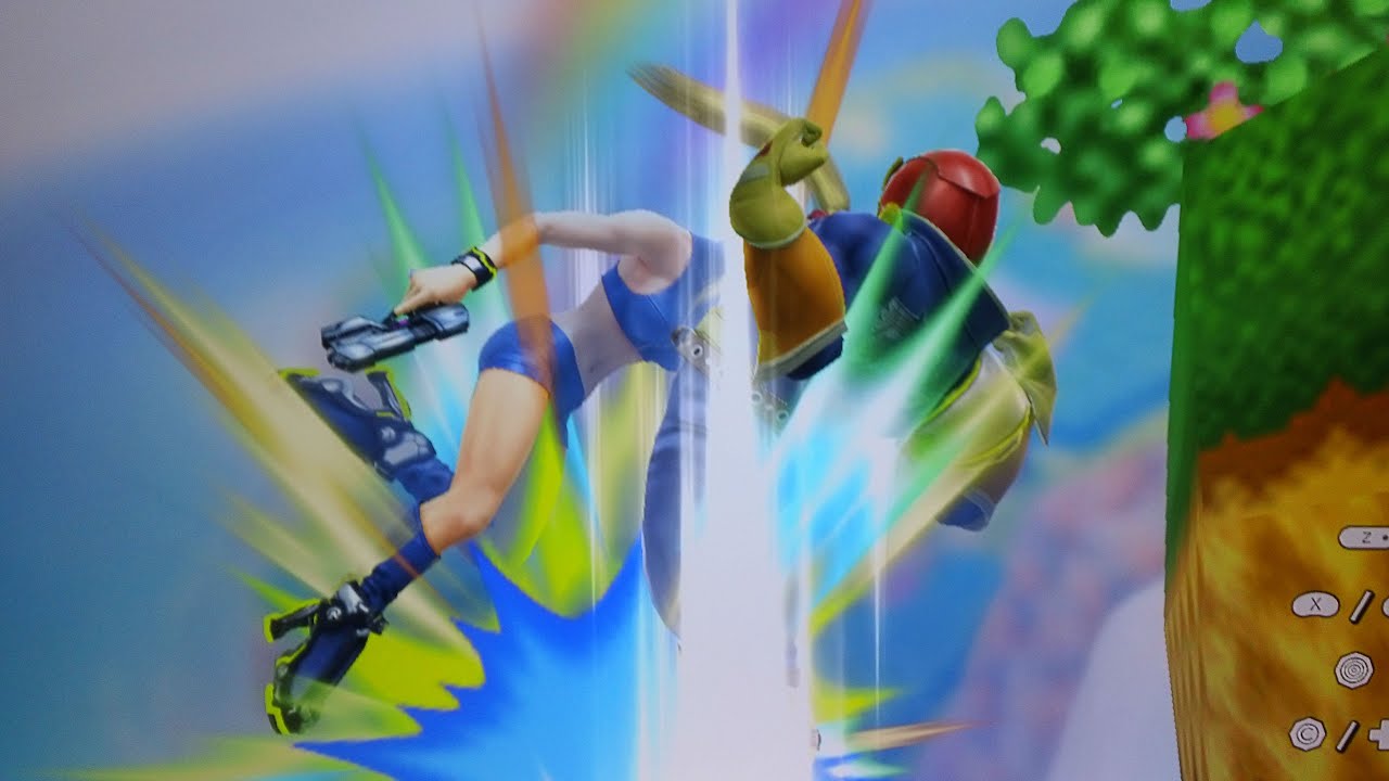 Sick Captain Falcon vs. Zero Suit Samus