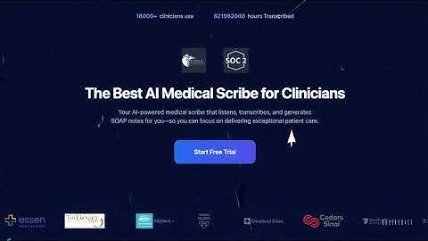 AI Medical Scribe for Clinicians