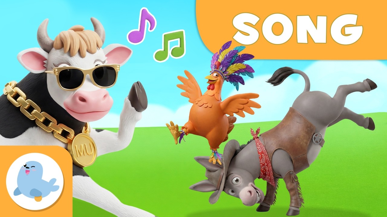 FARM ANIMALS SONG for Kids 🐮🐷
