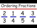 Ordering Fractions Quiz