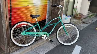 今春一推しのビーチクルーザーElectra Bicycle Cruiser1 Step-Thrugreen Metallic