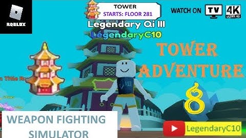 Road to 400th Floor Infinity Tower in Weapon Fighting Simulator - Episode 8