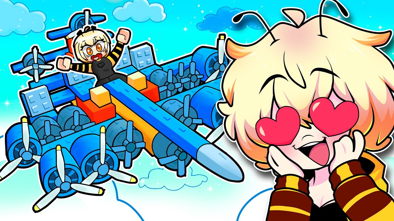 CONSTRUÍ EL MEJOR AVIÓN en ROBLOX Build a Plane ✈️😱