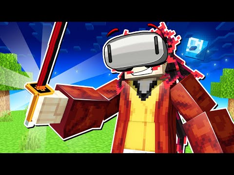 Spending 24 Hours in Demon Slayer VR Minecraft!