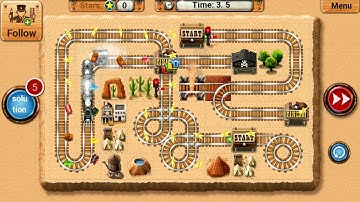 Rail Maze 2 Short Long Level Gameplay - Train Puzzle Game - Android Gameplay #2139