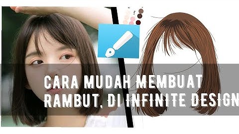 TUTORIAL MEMBUAT VEKTOR/KARTUN RAMBUT