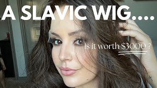 THIS WIG IS $3000 : Trying on my first Slavic wig | Why its so expensive & where it's from