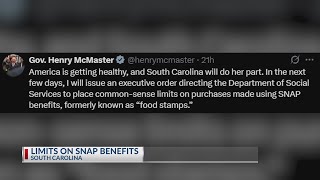 Gov. Henry McMaster limits on SNAP benefits