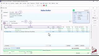 SQL Account - Sales Order