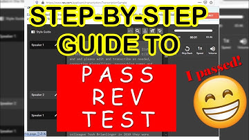 REV TRANSCRIPTION ANSWERS | AUG 2020 | I PASSED WITH THIS METHOD!