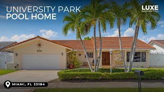 13390 SW 1st St | Miami, FL 33184 | University Park East Home With Private Pool Covered Patio 13390 SW 1st St | Miami, FL 33184 | University Park East Home With Private Pool Covered Patio