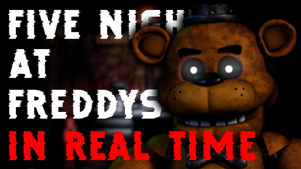 They Move in Real Time... | Five Nights at Freddy's In Real Time - YouTube