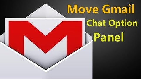 How to Move Chat panel to the right or left side of your inbox of Gmail