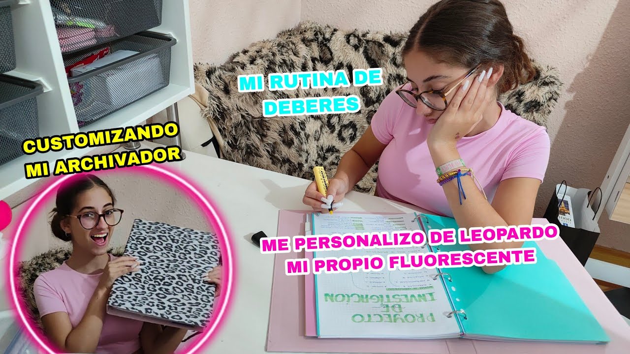 Cómo me organizo para estudiar 📓 customizando mi material escolar