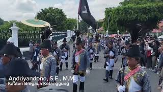 Persiapan Baris Prajurit dan Penghormatan kepada Manggalayudha dalam Hajad Dalem Grebeg Syawal 2024