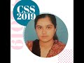 We congratulate our student Xainab Abdul Rahman for passing CSS 2019