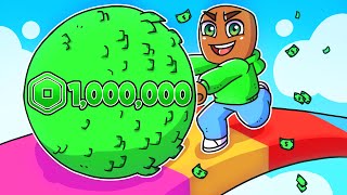 Gané 1,000,000$ en Roblox! (Carrera de Dinero)