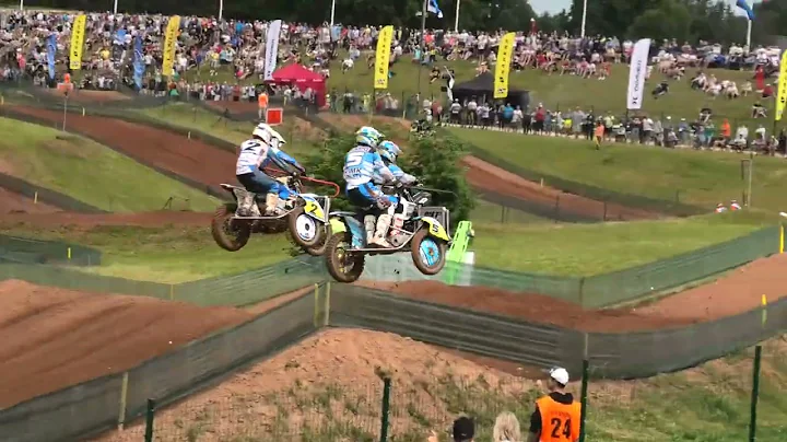 Sidecarcross GP Lange 2022 Estonia, race 1, winner...