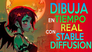 ¿Es este el futuro? dibuja en tiempo real con krita y stable diffusion