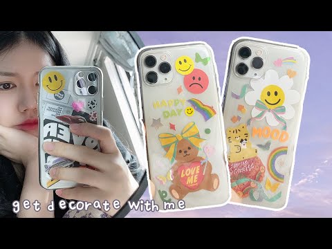 [폰꾸] 처음으로 폰꾸해봤어요! 3가지 폰케이스 꾸미기 / decorate phone case