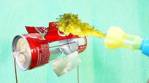 How to make a steam spinner from a can of Coca-Cola experiment