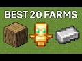 TOP 20 FARMS IN MINECRAFT 1 21 11