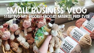Starting My Biggest Crochet Market Prep Ever | Batching Cows, $13,000 Market Prep Plan