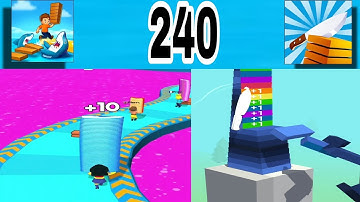 Shortcut Run VS Slice It All: GameplayWalkthrough All Levels ( part 240)