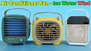 Air Conditioner Fan - Mini Fan And Humidifier, Spray Cooling Ice Water Wind | Unboxing & Review