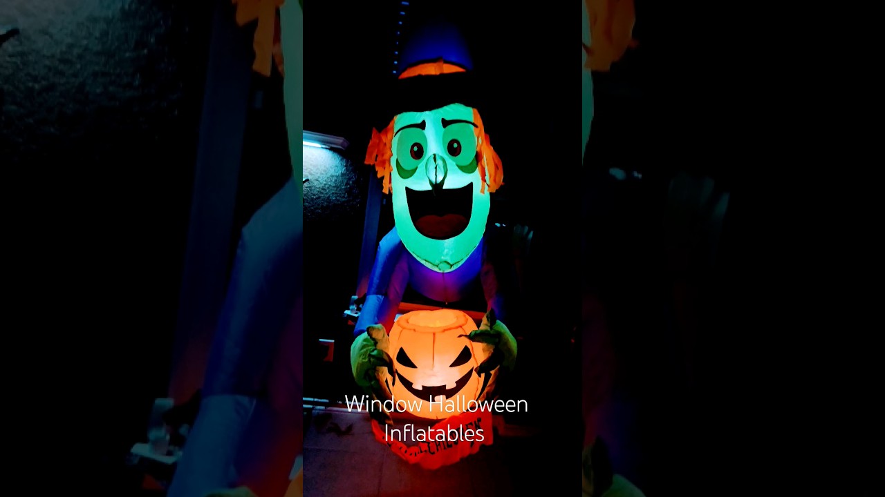 New! Window Halloween Inflatables 2023 #amazon #inflatable #witch