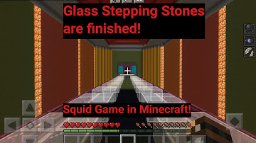 Glass Stepping Stones are finished! Squid Game (no mods or addons) Command Block Creation