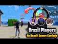 Brazilian No Recoil Settings 🗿 ⚙️ FREE FIRE HEADSHOT Settings working ALL Devices